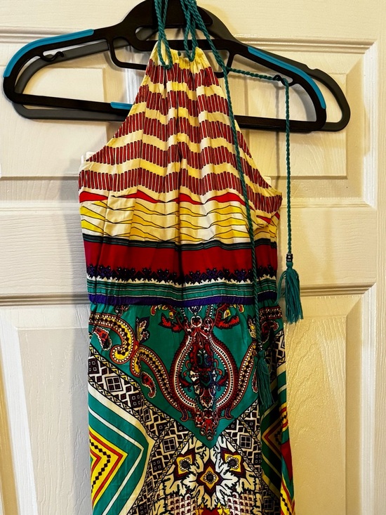 Flying Tomato Dresses & Skirts - Flying Tomato Red & Green Printed Boho Maxi Skirt